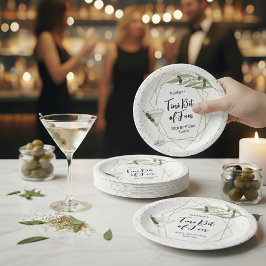 Tini Beetje Plezierige Martini Soiree Papieren Bordje