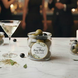 Tini Beetje Plezierige Martini Soiree Ronde Sticker