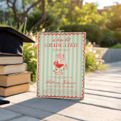 Tini Bit afgestudeerd Westerne Cowgirl Afstuderen Kaart