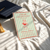 Tini Bit afgestudeerd Westerne Cowgirl Afstuderen Kaart