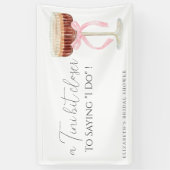 Tini Bit Closer Bruidsfeest Banner (Verticaal)