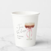 Tini Bit Closer Bruidsfeest Papieren Bekers (Voorkant)