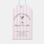 Tini Bit Closer To Happily Ever After vrijgezellen Cadeaulabel (Voorkant)