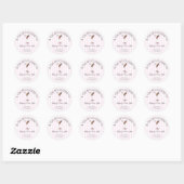 Tini Bit Closer To Happily Ever After vrijgezellen Ronde Sticker (Vel)