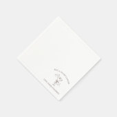 "Tini Bit Longer" Espresso Martini Vrijgezellenfee Servet (Hoek)