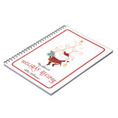 Tini Bit Merry Martini Christmas Santa Recipes Notitieboek (Linkerzijde)