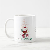 Tini Bit Merry Martini Office Christmas Santa Koffiemok (Links)