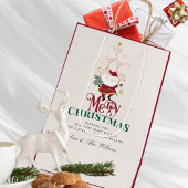 Tini Bit Merry Martini Office Christmas Santa Medium Cadeauzakje