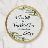 Tini Bit Of Fun Martini Soirée Bedankjes Labels (Voorkant)