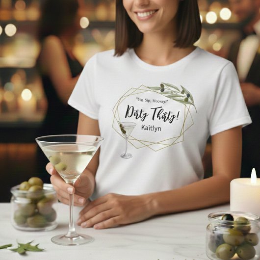 Tini Bit Of Fun Martini Soirée T-shirt