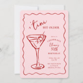 Tini Bit Older 30th Birthday Party Kaart (Voorkant)