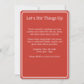 Tini bit older - Berry Drink Theme Kaart (Achterkant)