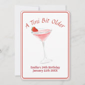 Tini bit older - Berry Drink Theme Kaart (Voorkant)