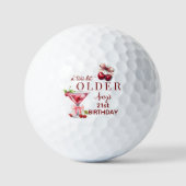 Tini Bit Older Cherry Martini 21e Verjaardag Favor Golfballen (Voorkant)