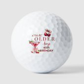 Tini Bit Older Cherry Martini 45th Birthday Favor Golfballen (Voorkant)