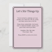 Tini Bit Older - Drink en laarzen thema Kaart (Achterkant)