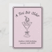 Tini Bit Older - Drink en laarzen thema Kaart (Voorkant)