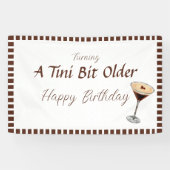 Tini bit older - Espresso Drink Theme Spandoek (Horizontaal)