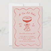 Tini Bit Older Espresso Martini Scribble Birthday Kaart (Voorkant)