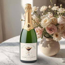 Tini Bit Older Espresso Martini Sparkling Wijnetiket