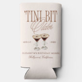 'Tini Bit Older Espresso Martini Verjaardag Seltzer Blikjeskoeler (Achterkant)