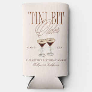 'Tini Bit Older Espresso Martini Verjaardag Seltzer Blikjeskoeler