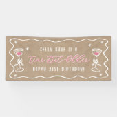 'Tini Bit Older Kraft Kleurige Verjaardagsbanner Spandoek (Horizontaal)