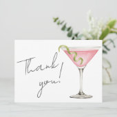 Tini Bit Older Martini Bedankkaart (Staand voorkant)