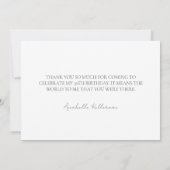 Tini Bit Older Martini Bedankkaart (Achterkant)