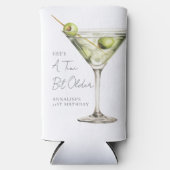 Tini Bit Older Martini Birthday Party Seltzer Blikjeskoeler (Voorkant)