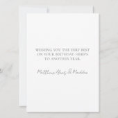 Tini Bit Older Martini Happy Birthday Kaart (Achterkant)