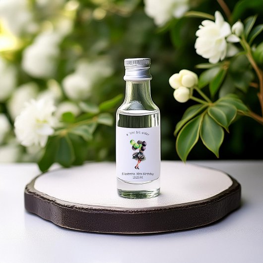 Tini Bit Older | Martini Themaproduct voor verjaar Likeurfles Etiket