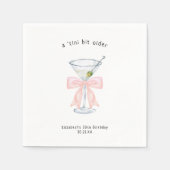 Tini Bit Older | Martini Verjaardagsfeest Servet (Voorkant)