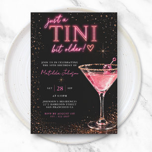 Tini Bit Older Neon Roze 30ste Verjaardag Kaart
