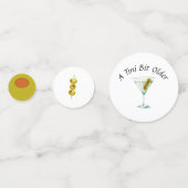 Tini Bit Older - Olijf en Drink Thema Confetti (Voorkanten)
