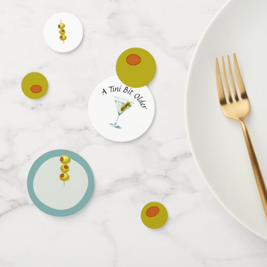 Tini Bit Older - Olijf en Drink Thema Confetti (Groep)