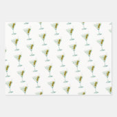 Tini Bit Older - Olijf en Drink Thema Inpakpapier Vel (Voorkant 3)