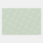 Tini Bit Older - Olijf en Drink Thema Inpakpapier Vel (Voorkant 2)