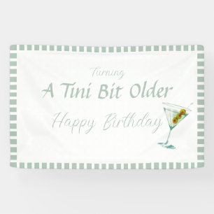 Tini Bit Older - Olijf en Drink Thema Spandoek