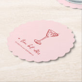 Tini Bit Older Personalized Birthday Party Kartonnen Onderzetters (Gekanteld)