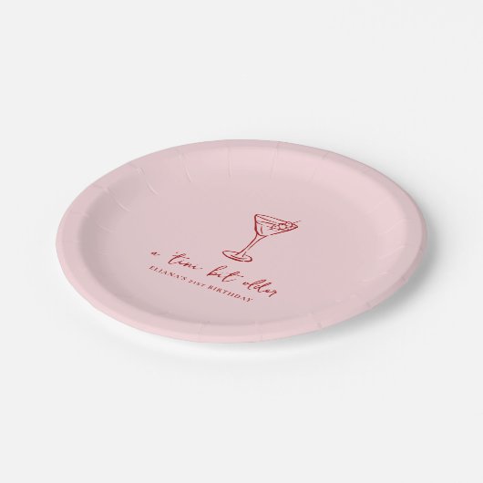 Tini Bit Older Personalized Birthday Party Papieren Bordje (Gekanteld)