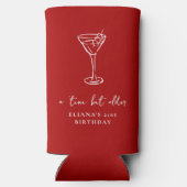 Tini Bit Older Personalized Birthday Party Seltzer Blikjeskoeler (Achterkant)