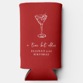 Tini Bit Older Personalized Birthday Party Seltzer Blikjeskoeler (Voorkant)