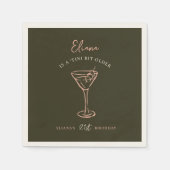 Tini Bit Older Personalized Birthday Party Servet (Voorkant)