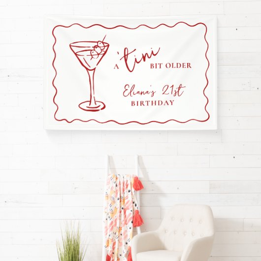 Tini Bit Older Personalized Birthday Party Spandoek (Insitu)