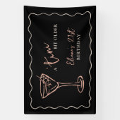 Tini Bit Older Persoonlijk Verjaardagsfeest Spandoek (Verticaal)