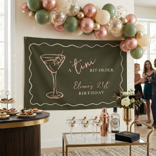 Tini Bit Older Persoonlijk Verjaardagsfeest Spandoek