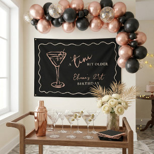 Tini Bit Older Persoonlijk Verjaardagsfeest Spandoek