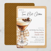 Tini Bit Older Uitnodiging 50e Verjaardags Koffief (Voorkant / Achterkant)
