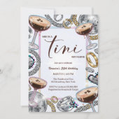 Tini Bit Ouder Espresso Martini Glam Verjaardag Kaart (Voorkant)